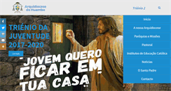 Desktop Screenshot of diocesedohuambo.org