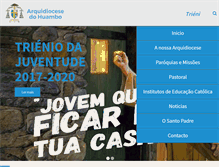 Tablet Screenshot of diocesedohuambo.org